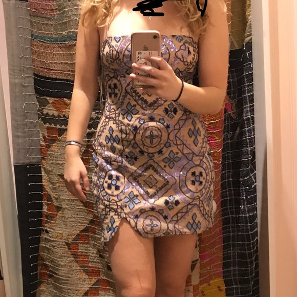 SOLD: NOT ON POSHMARK -  Free People Sparkle Dress - Picture 1 of 5